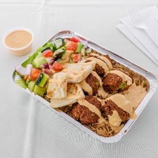 Falafel Over Rice
